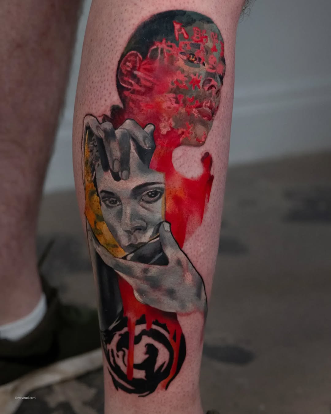 Fragmented Identity Surreal Portrait