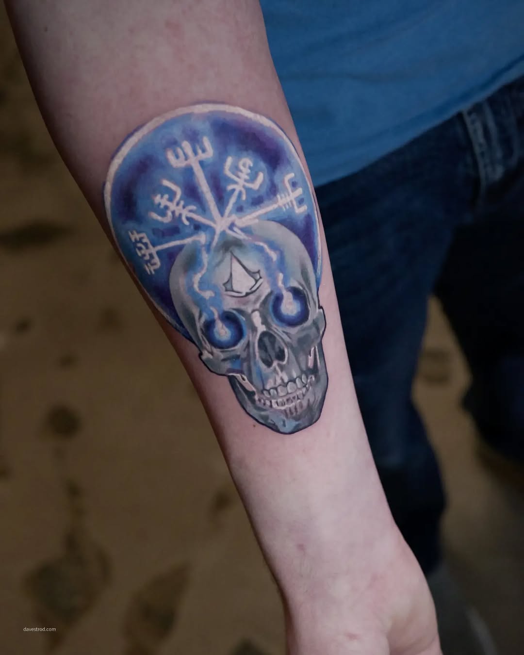 Mystic Nordic Skull Sigil