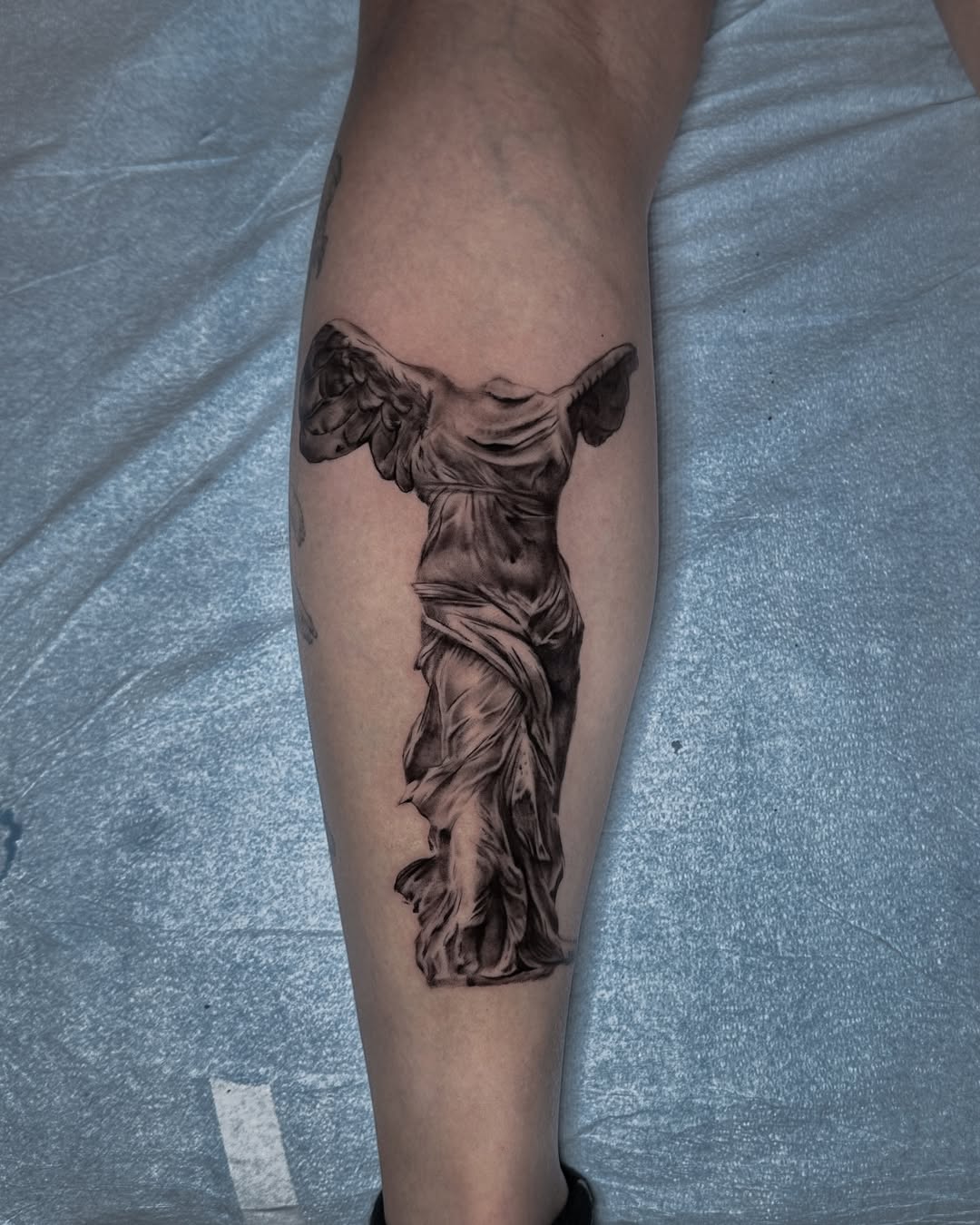 Winged Victory Classical Sculpture Realism Tattoo