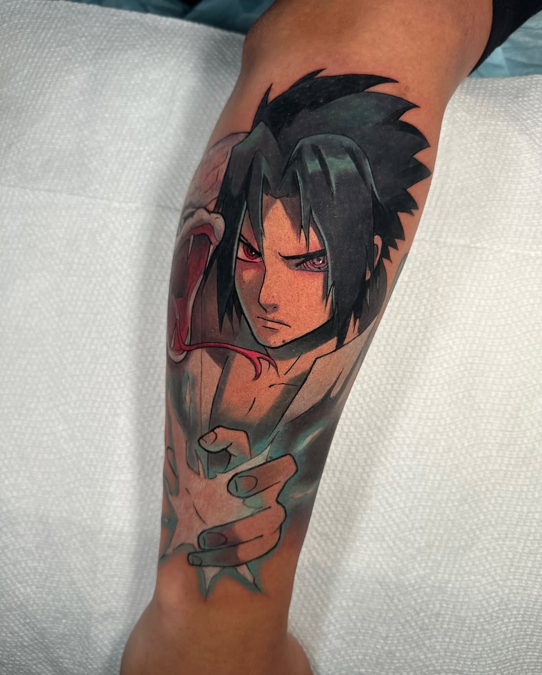 Uchiha Power Portrait in Motion