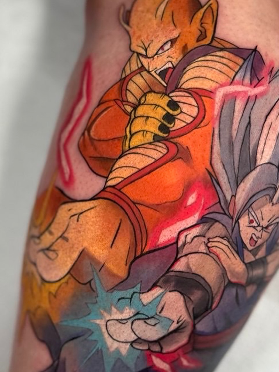 Saiyan Power Clash in Motion