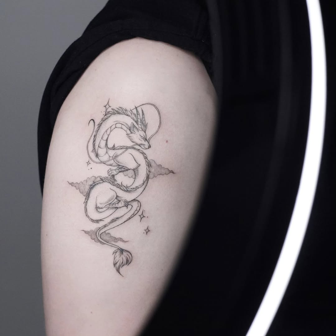 Celestial Coiled Dragon