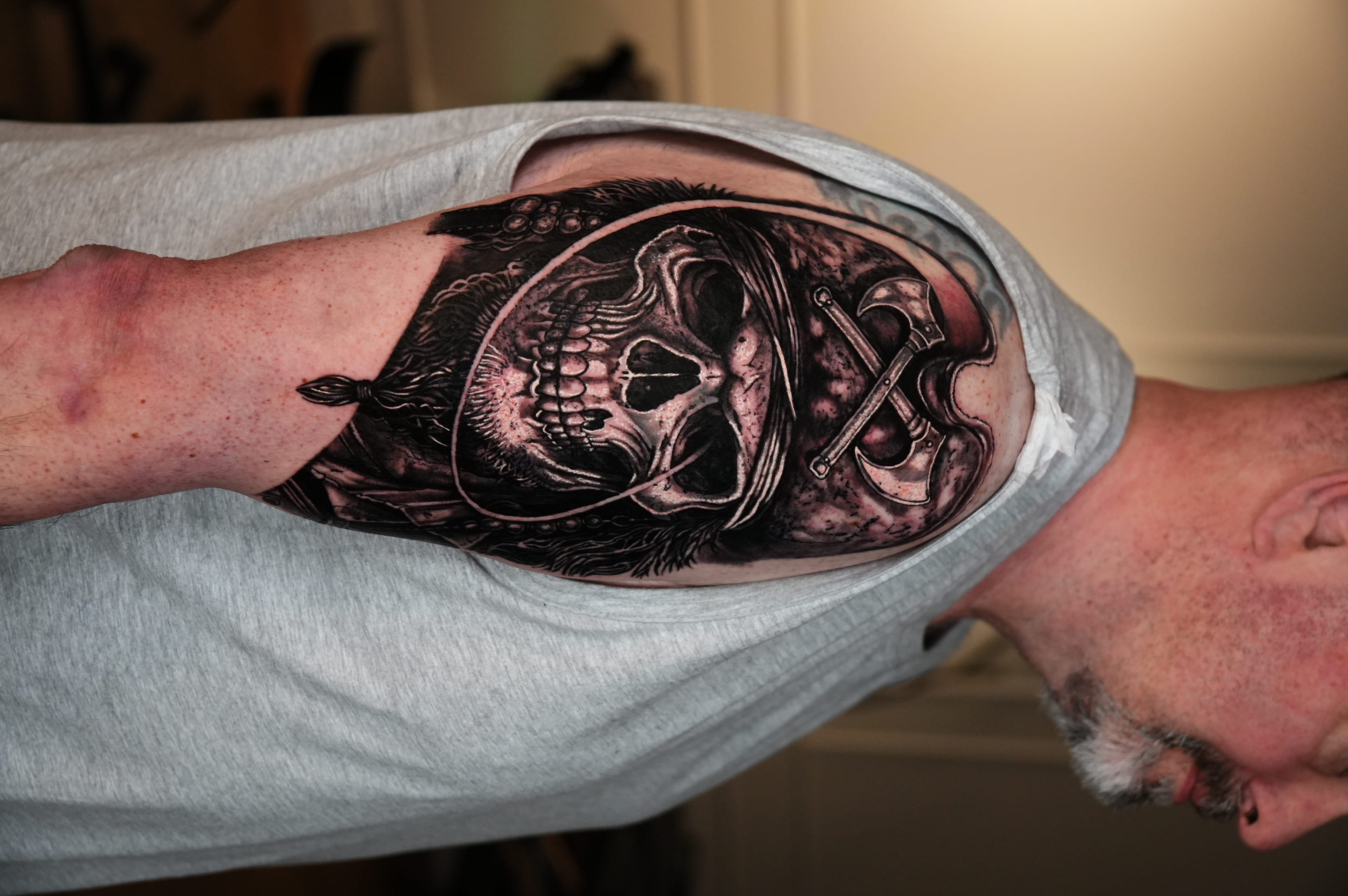 Pirate Skull Tattoo Sleeve