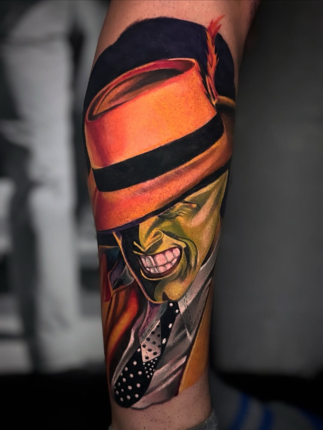 Sinister Smile in Shadow