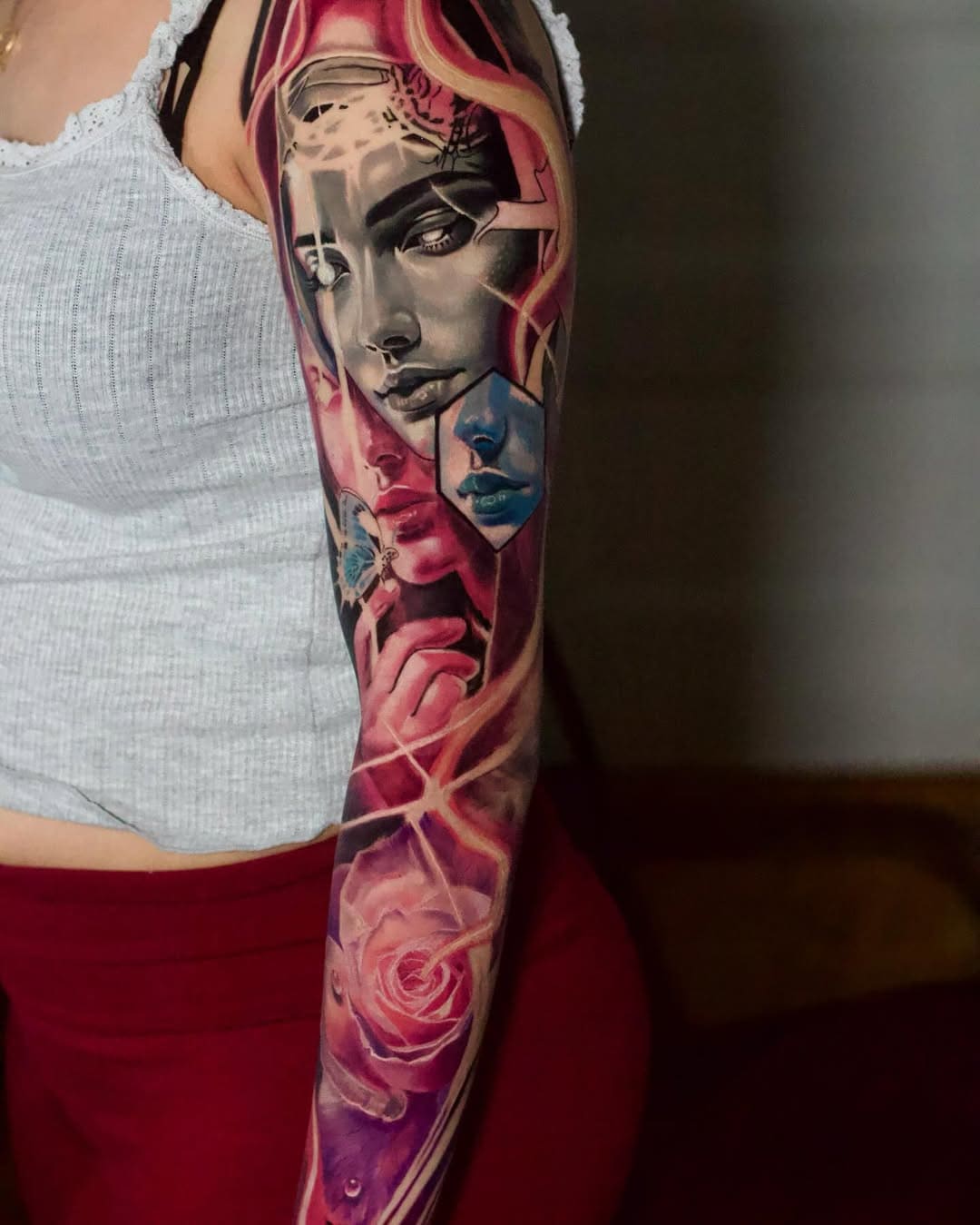 Surreal Color Portrait Sleeve