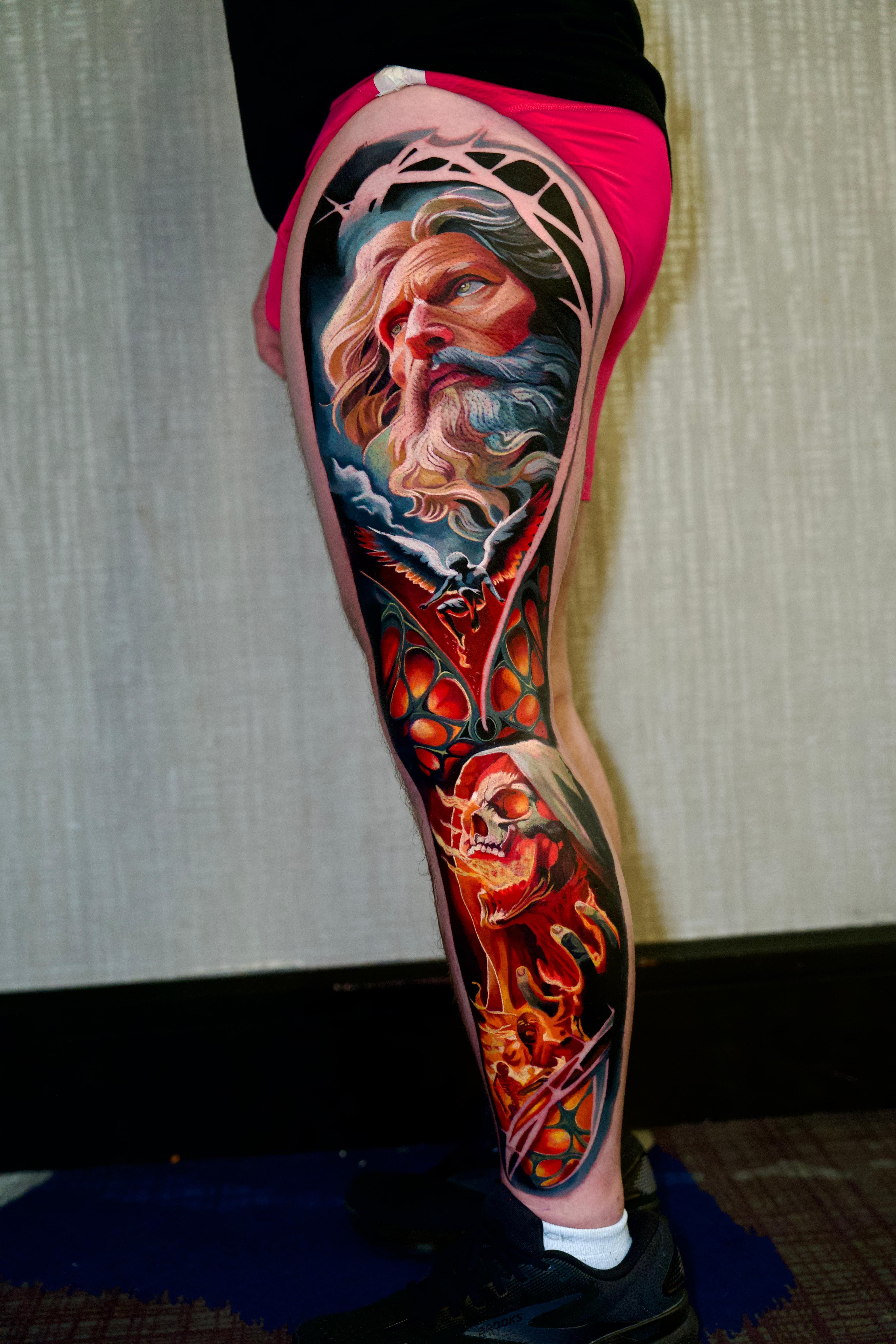 Heaven & Hell Leg Sleeve