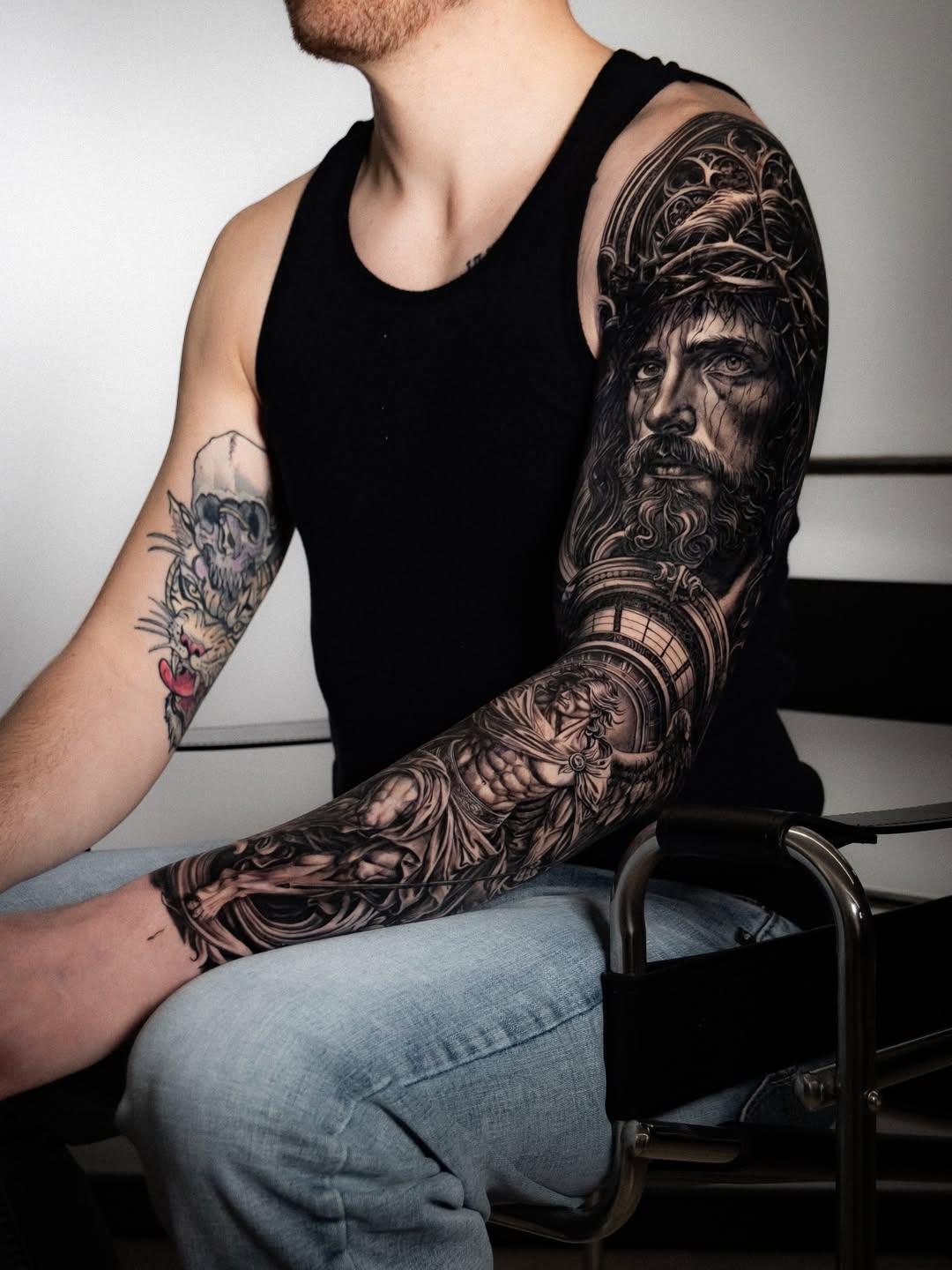 Divine Black & Grey Sleeve