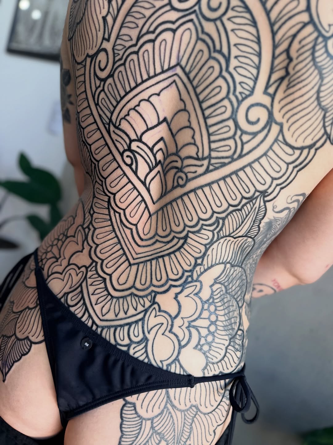 Ornamental Back Mandala