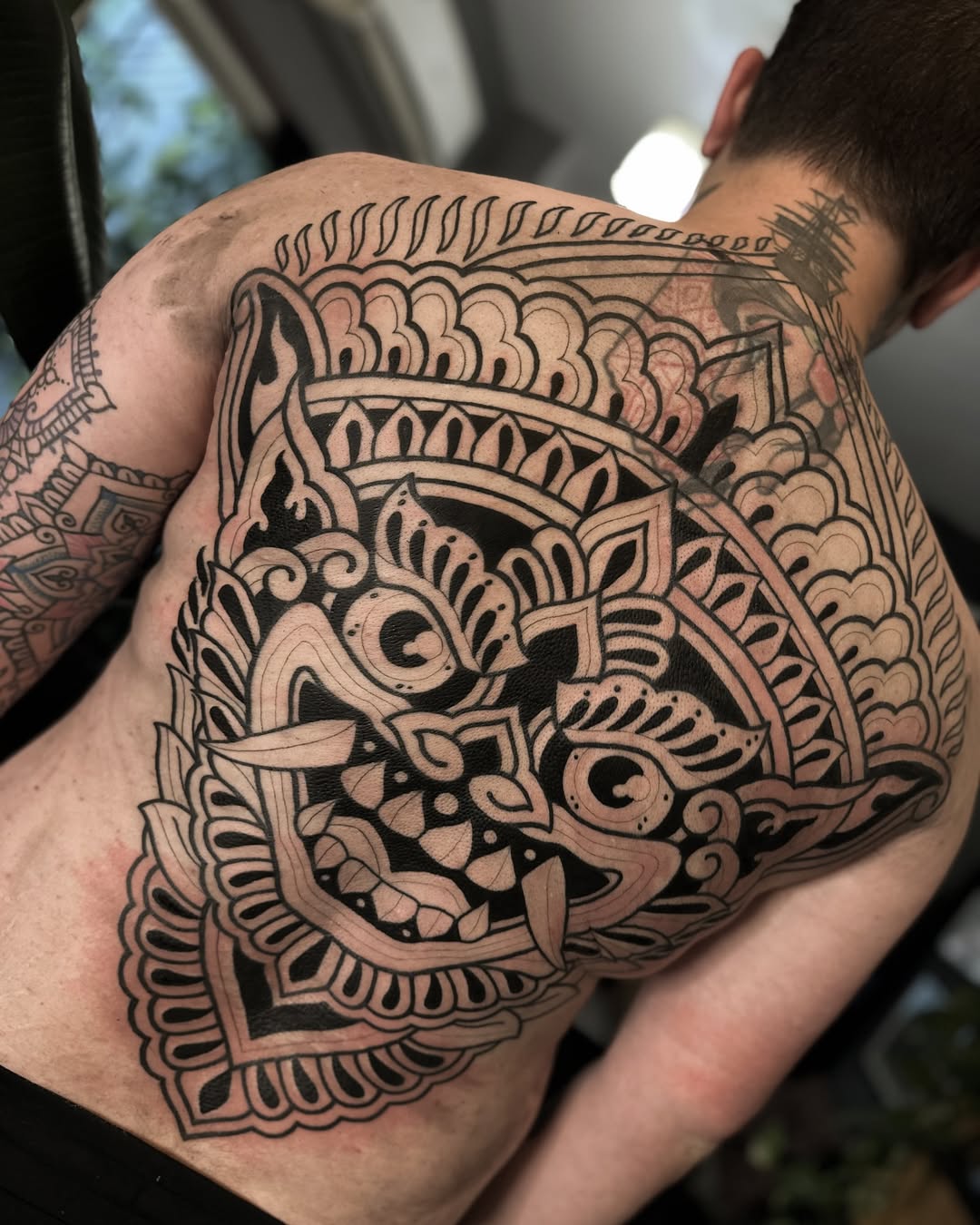 Mythical Mask Back Piece