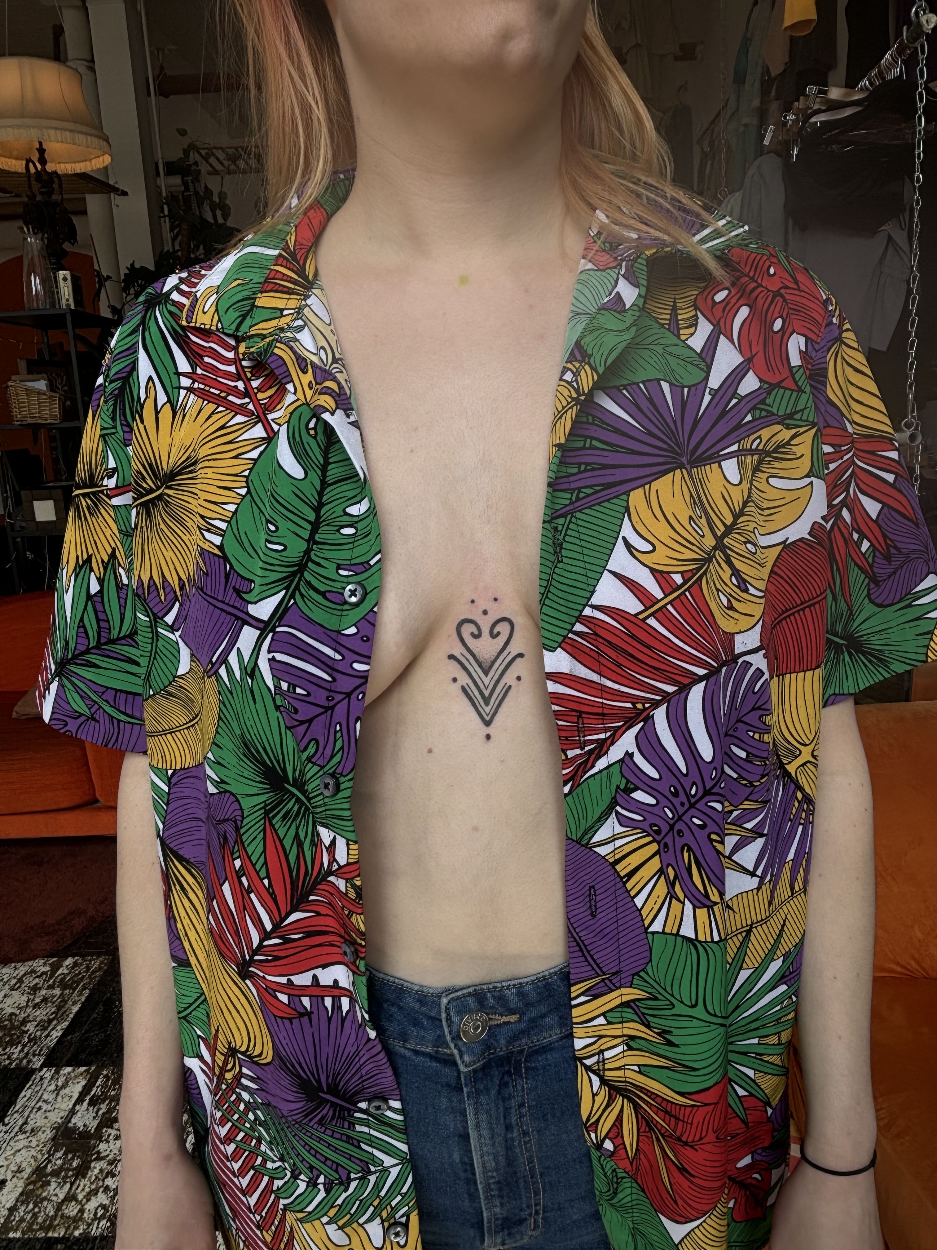 Symbole Minimaliste Cœur Géométrique