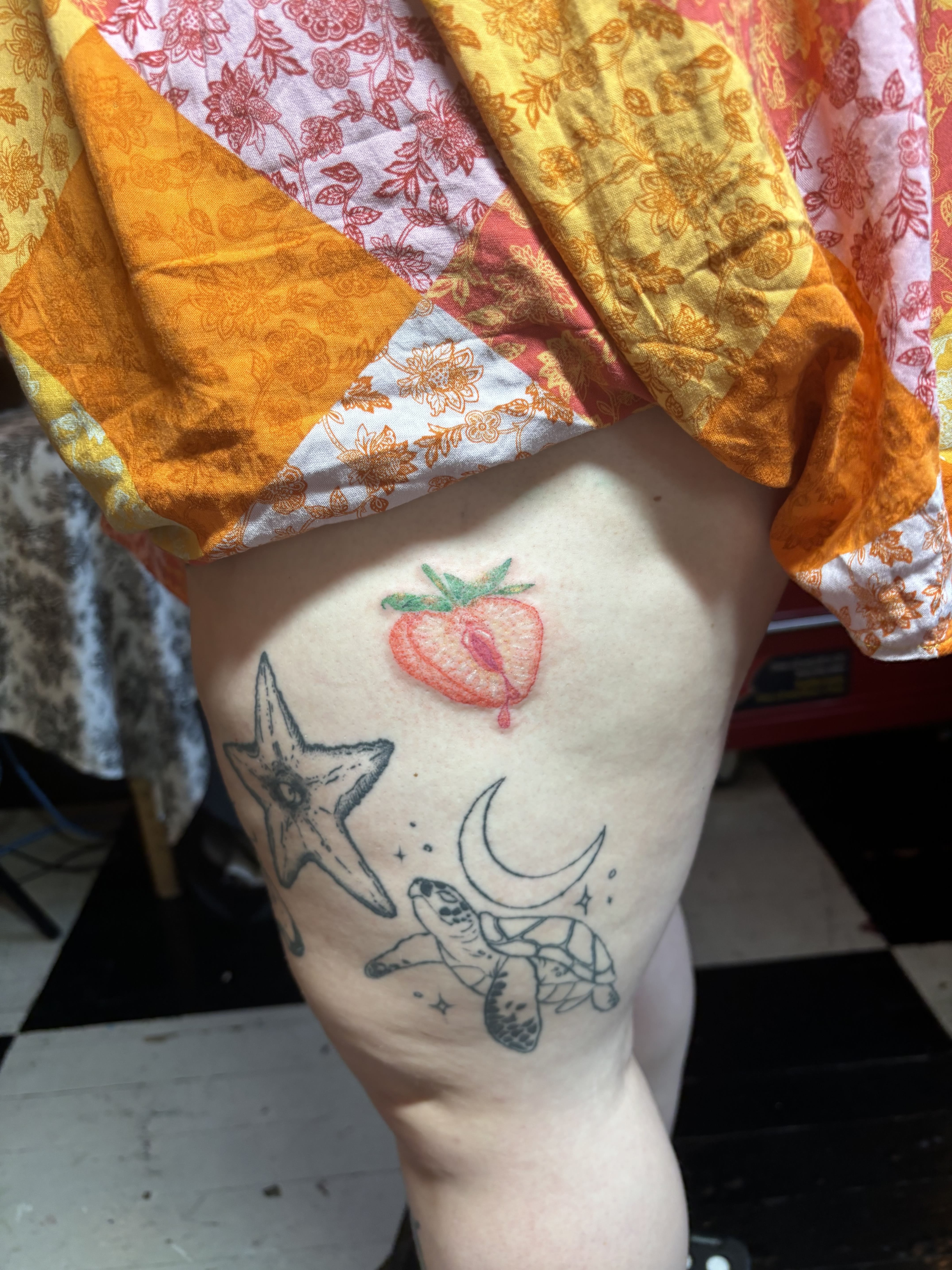 Fraise expressive aux accents naïfs