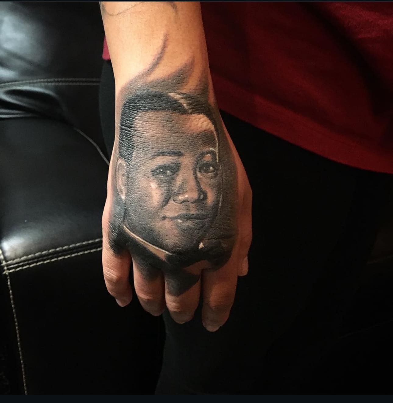 Hyper-Realistic Hand Portrait