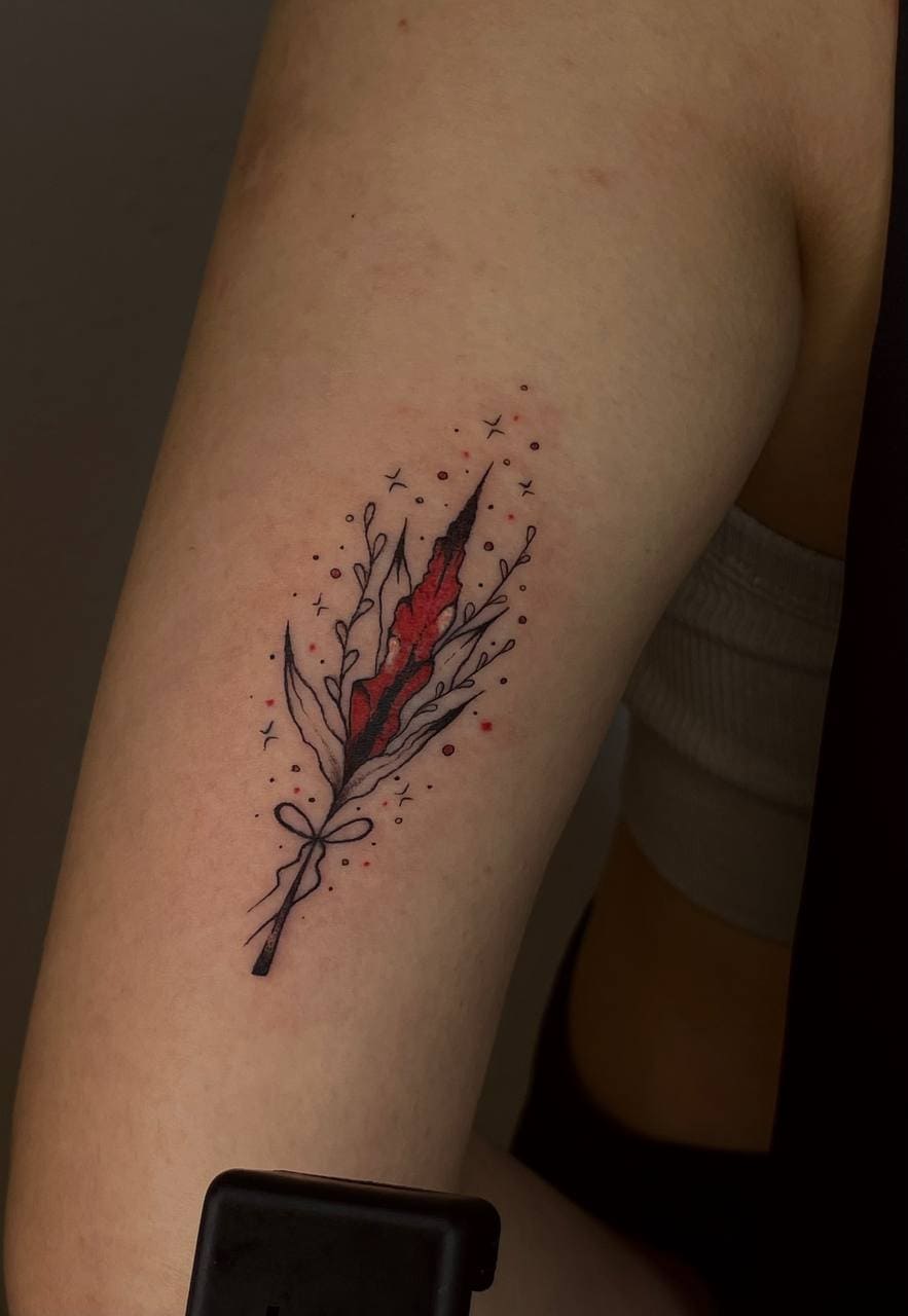 A Feather Touched by Fire