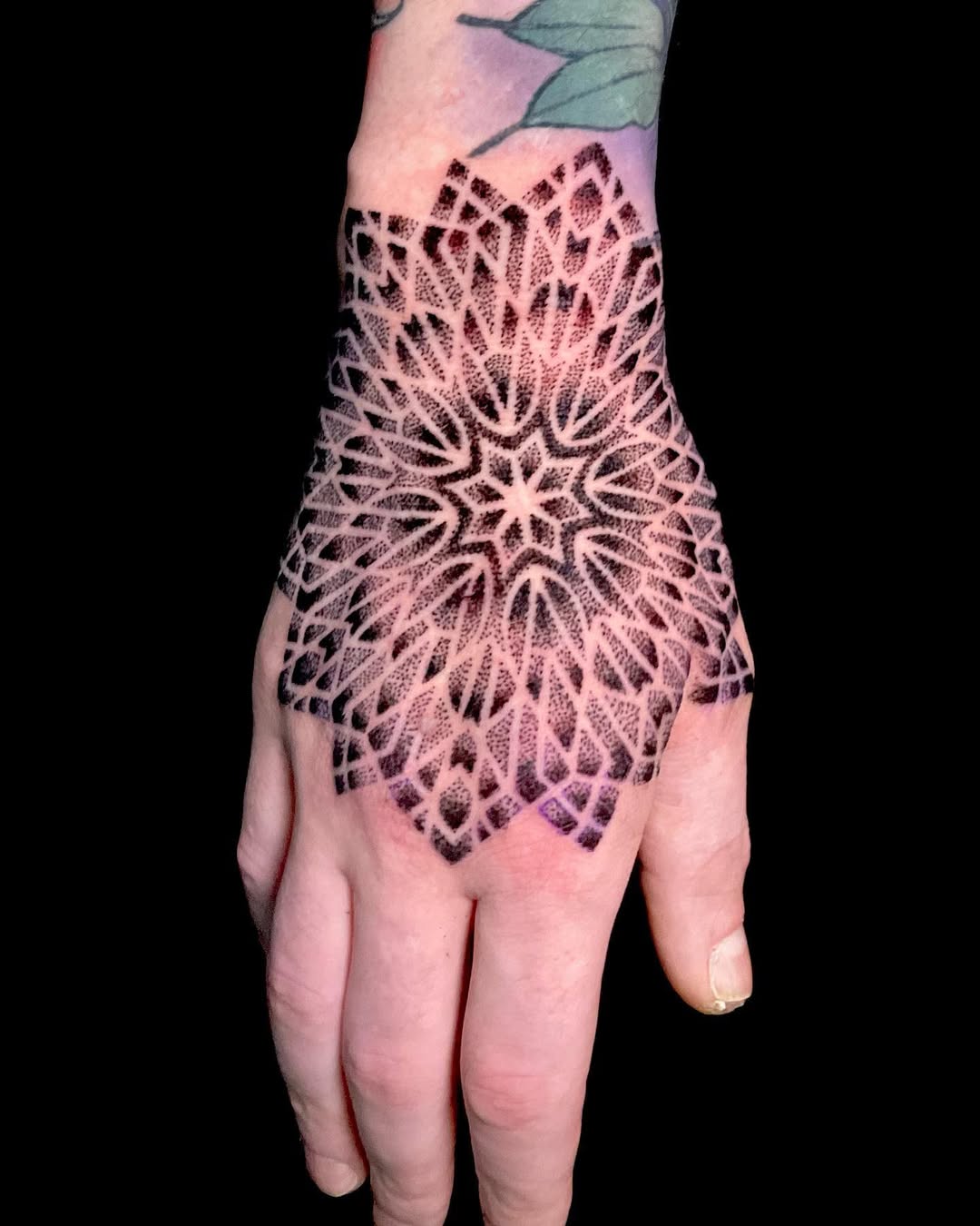Hand Mandala Dotwork