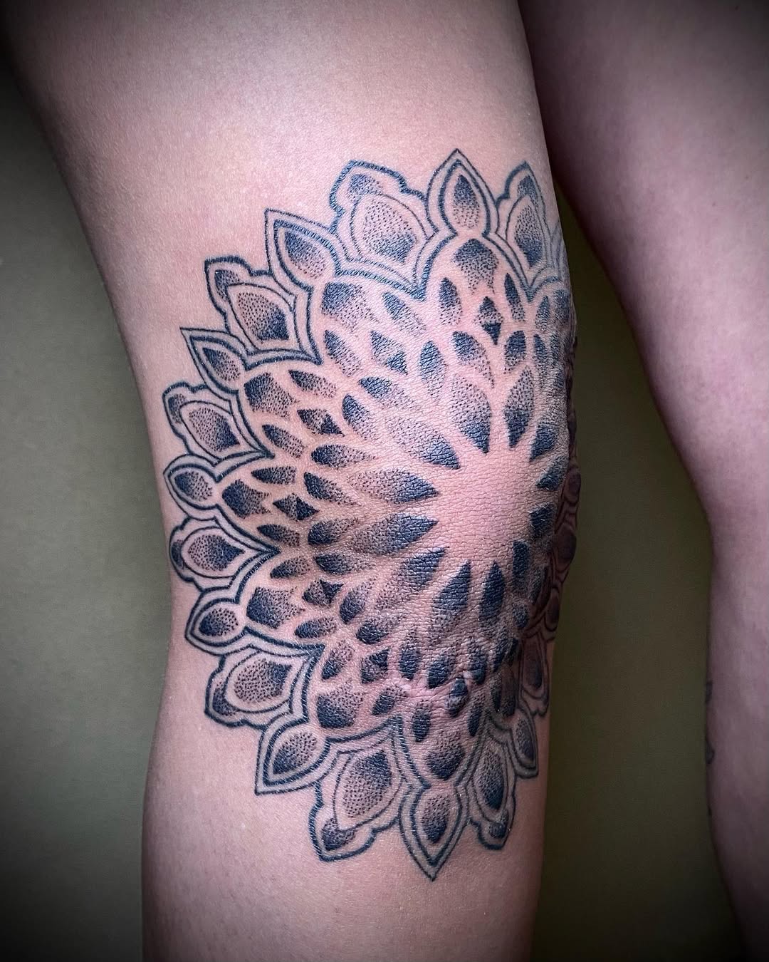 Soft Dotwork Mandala
