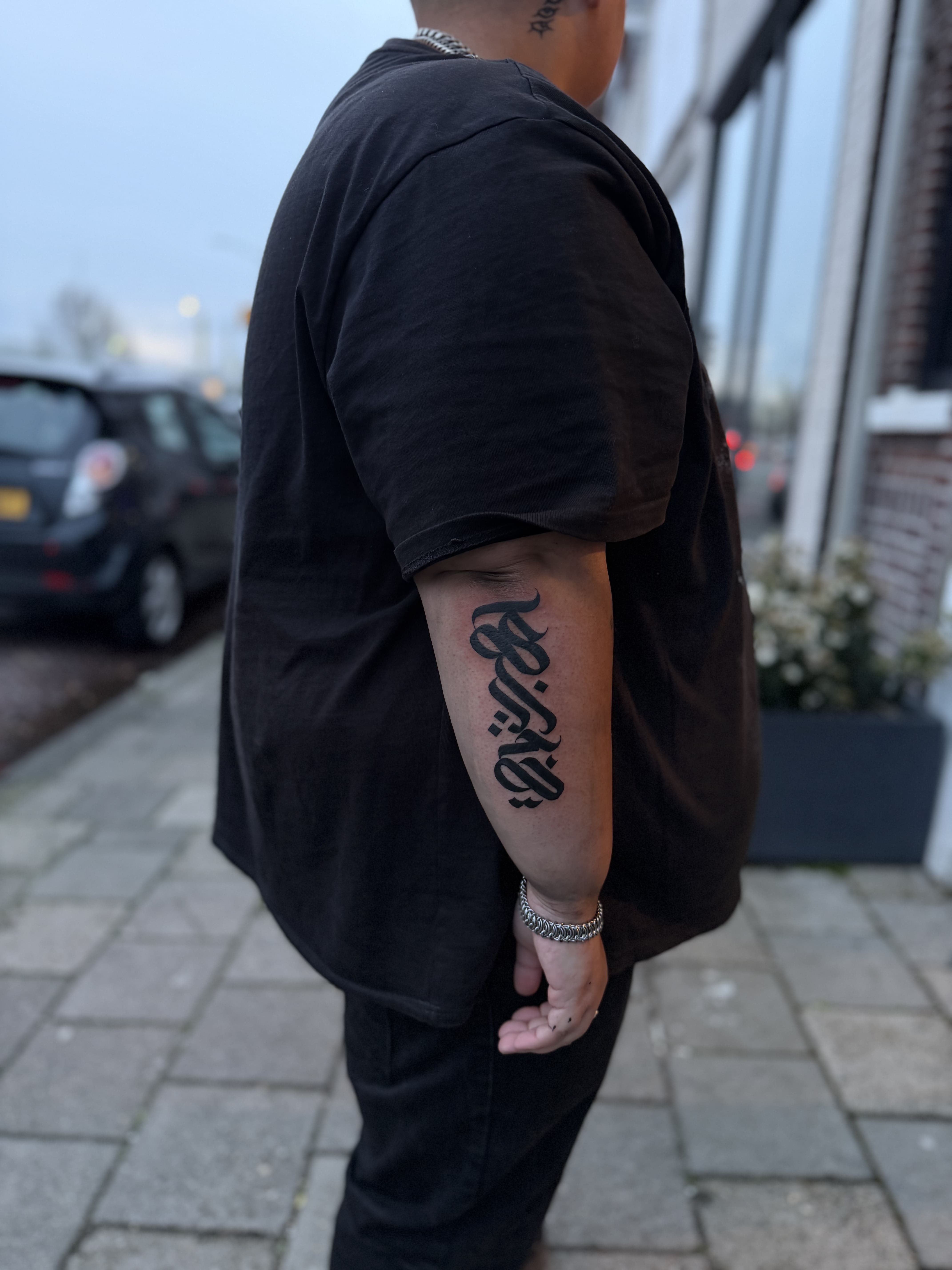 Gothic Script Forearm