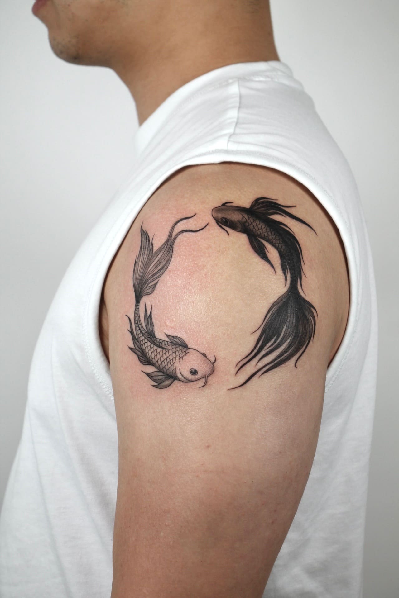 Yin Yang Koi Fish