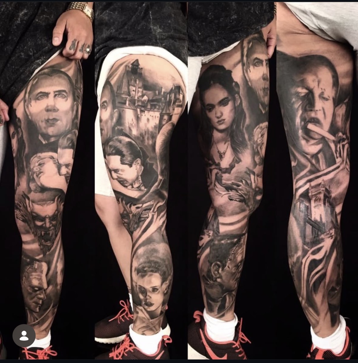 Dracula leg sleeve