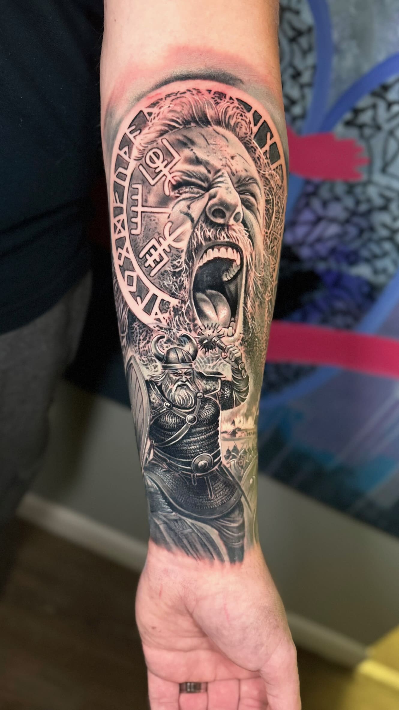 Viking Rage Realism Sleeve
