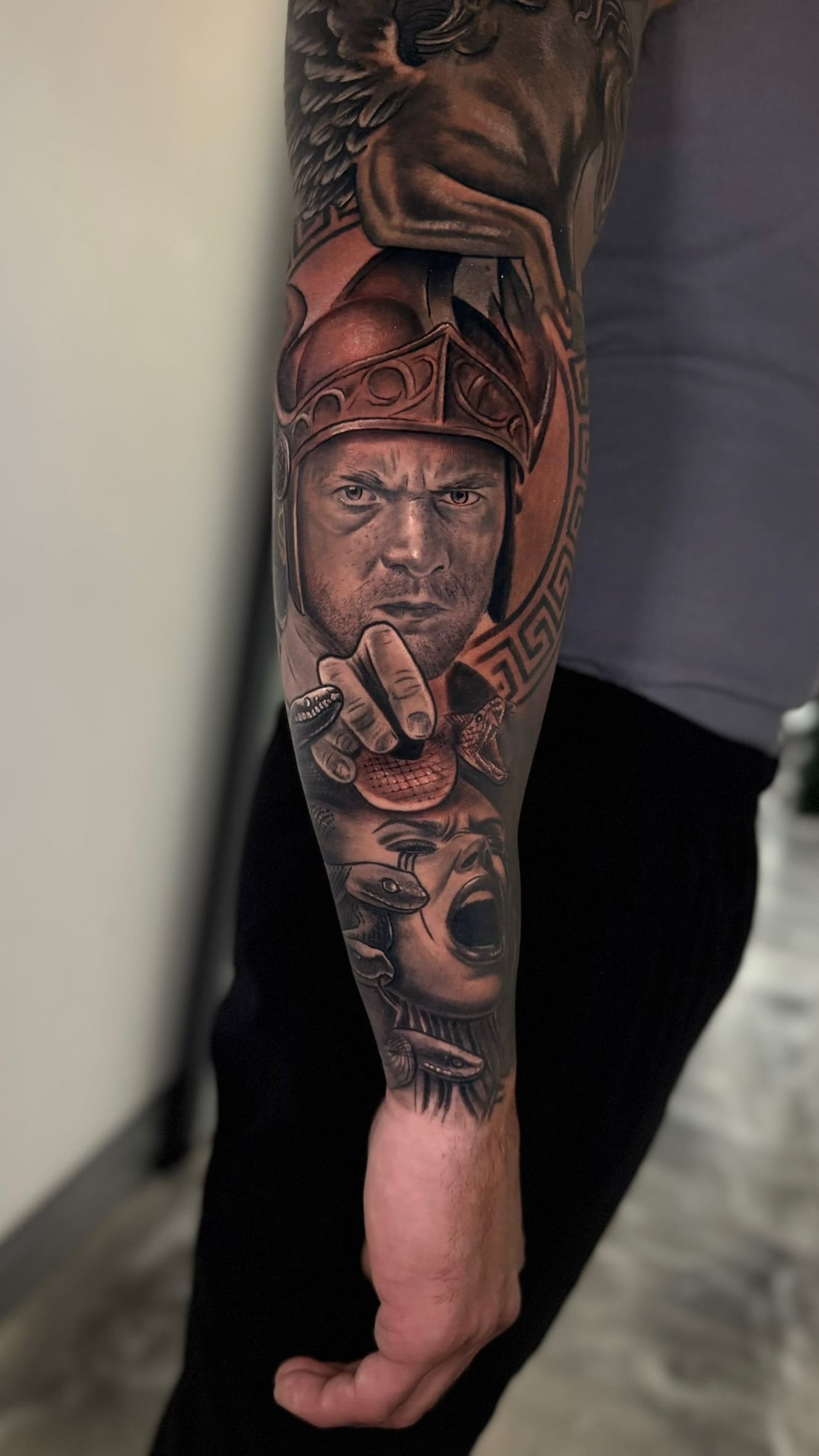 Medusa & Warrior Realism Sleeve