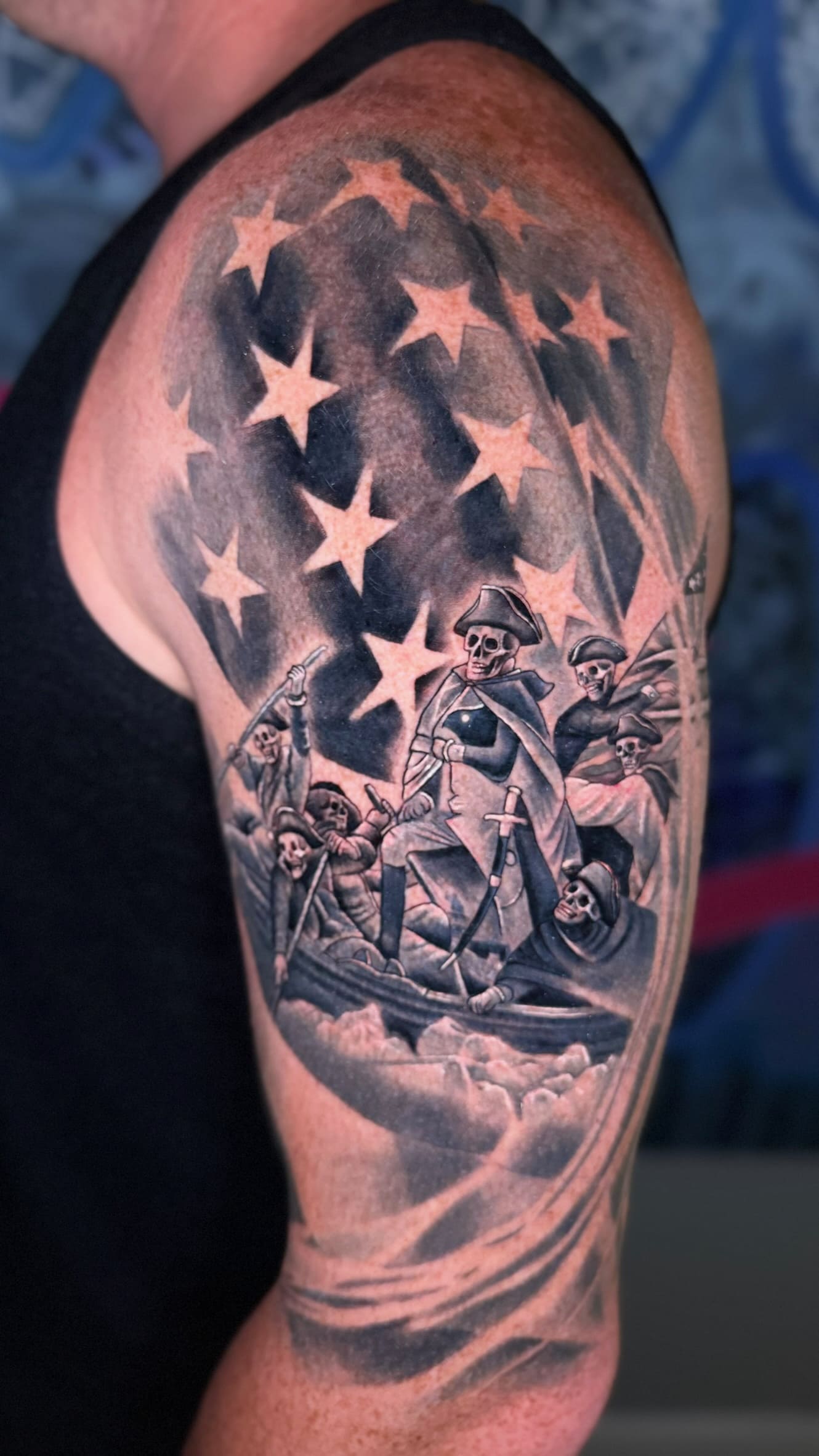 Founding Fathers Skeleton Scene