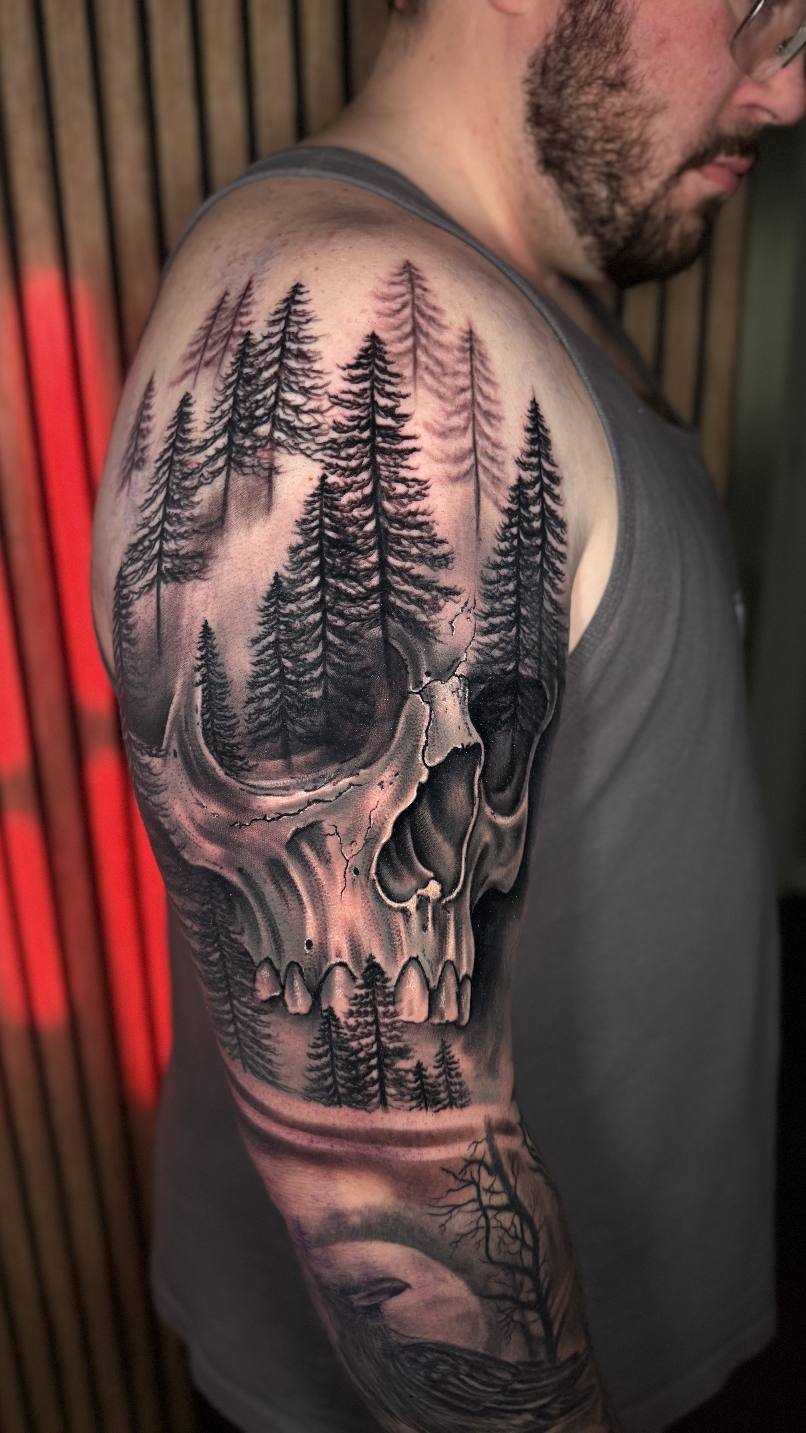 Skull in the Forest