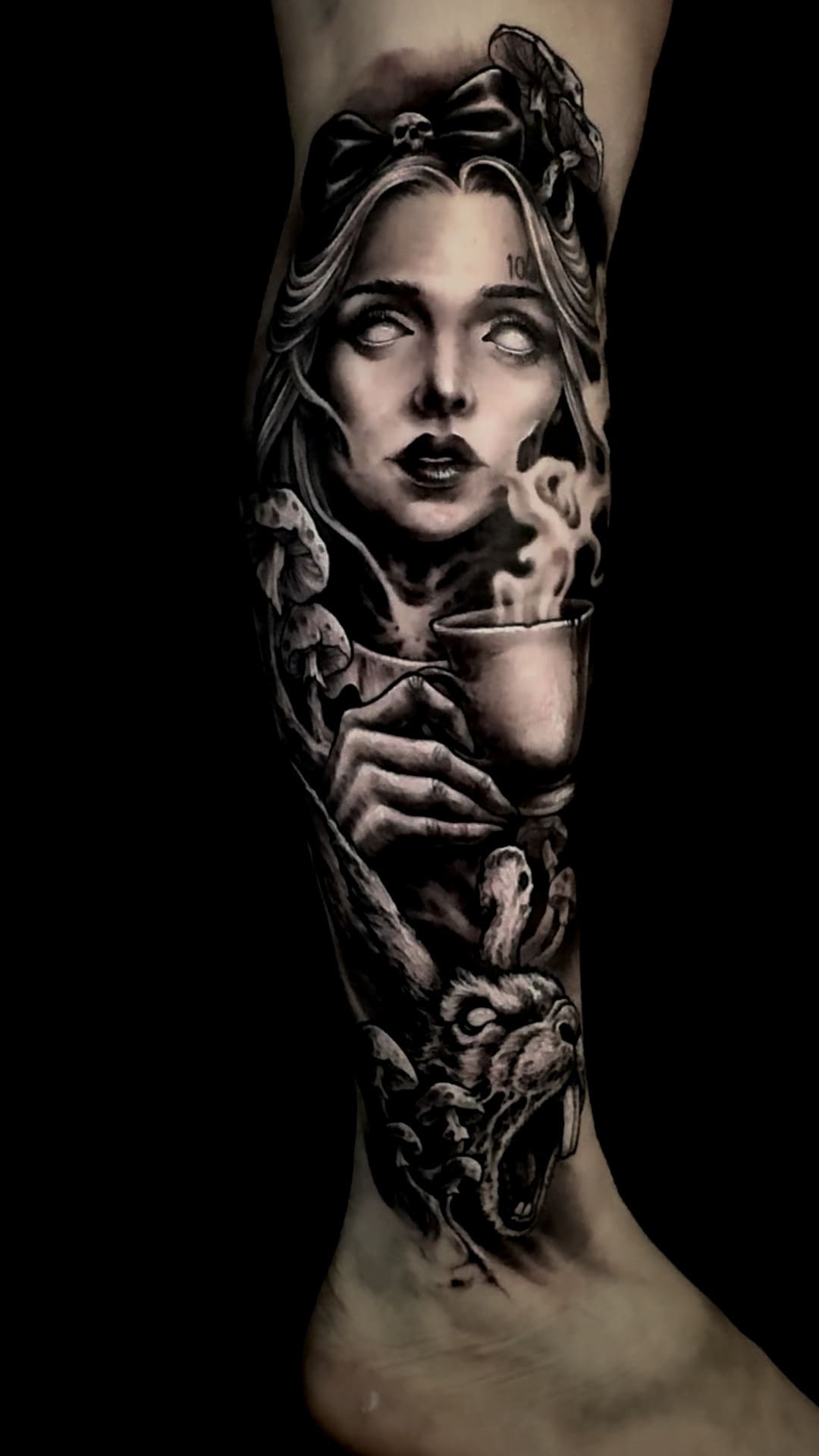 Mystical Woman with Smoking Chalice