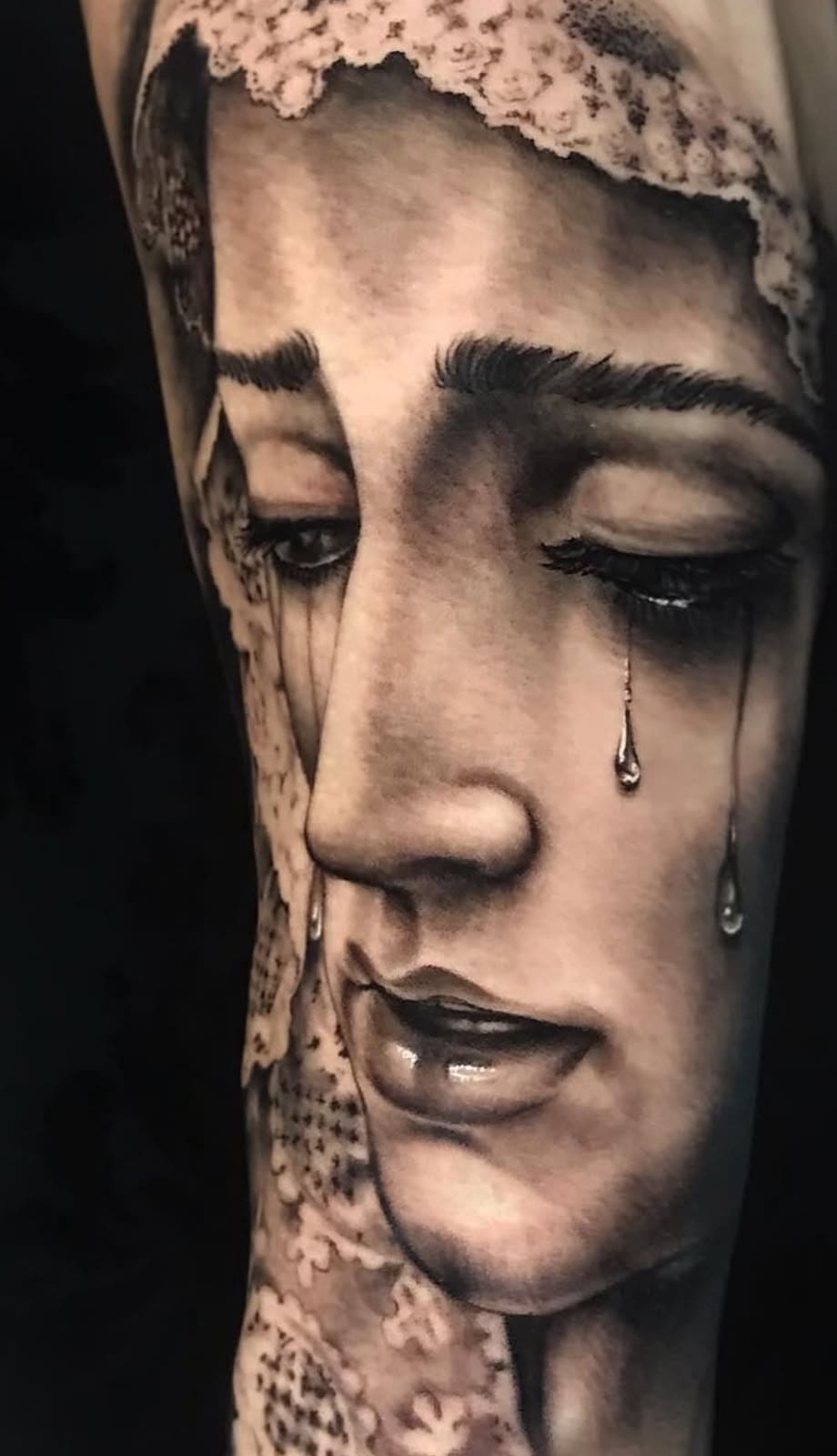 Crying Virgin Mary