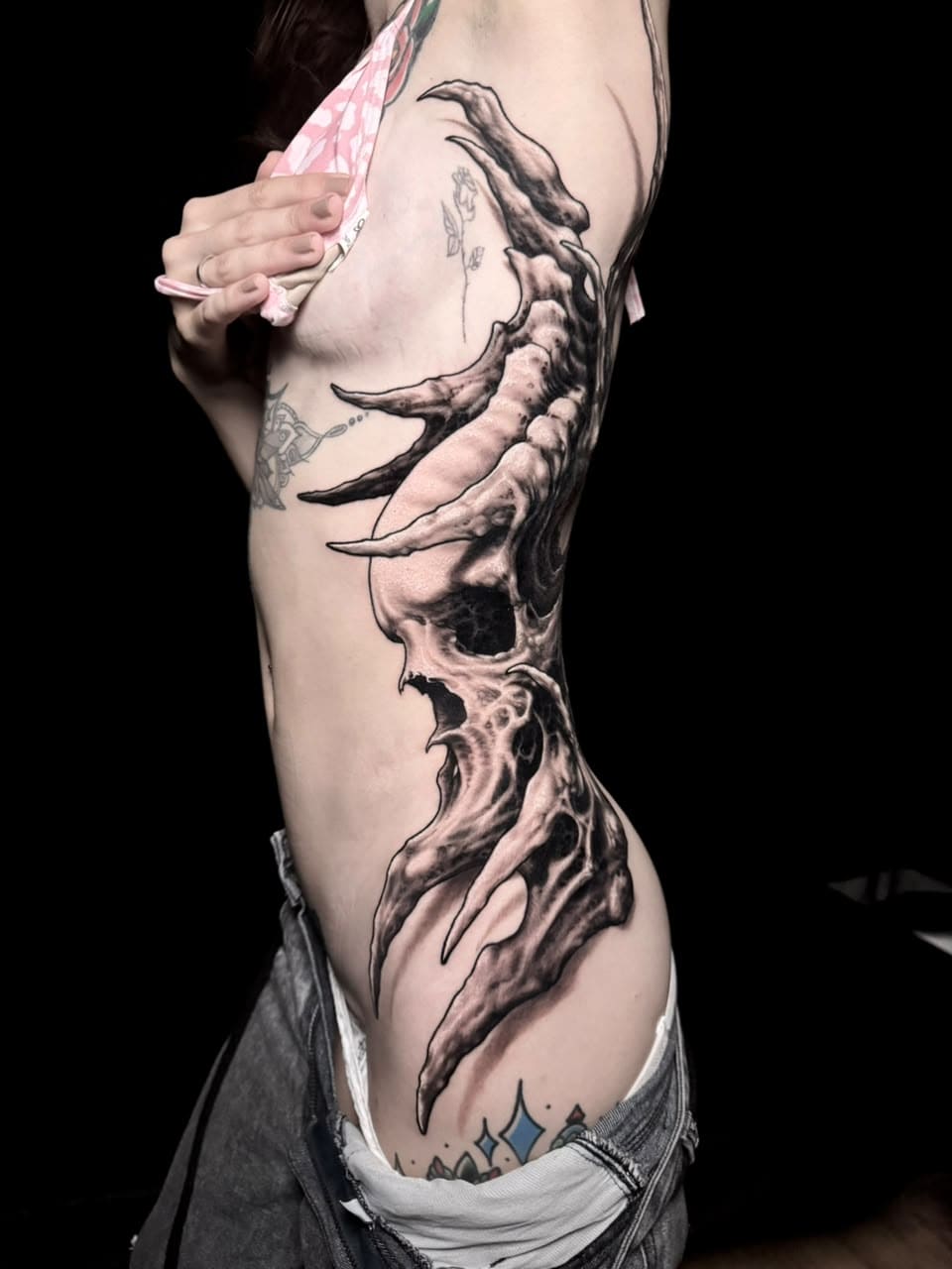 Biomechanical Dragon Skeleton